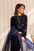 Vanya | Velvet Formals 24 | KV-50 L Navy Blue Velvet