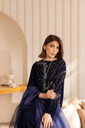 Vanya | Velvet Formals 24 | KV-50 M Navy Blue Velvet
