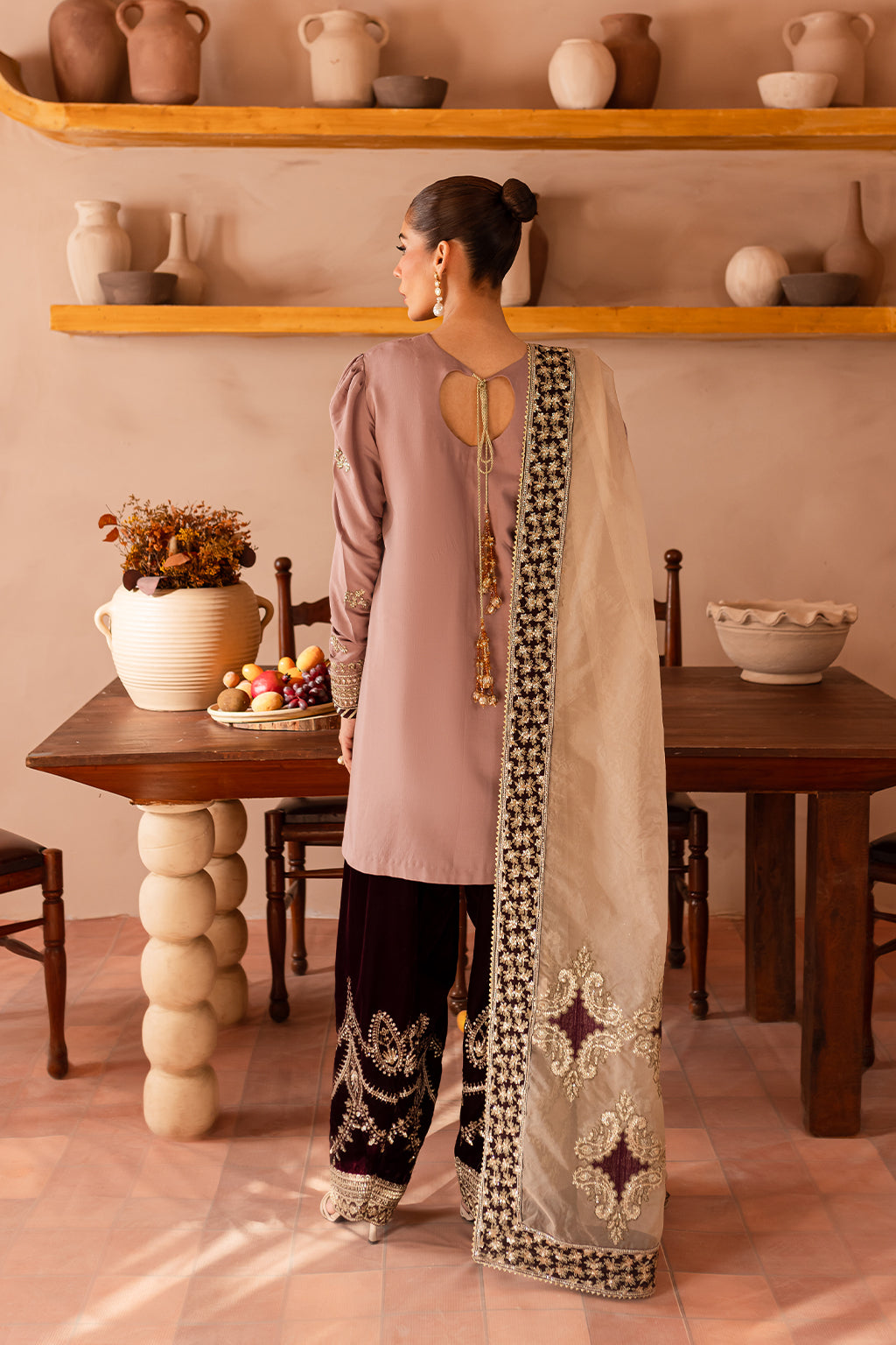 Vanya | Velvet Formals 24 | KV-56 XS Soft Lilac Raw Silk