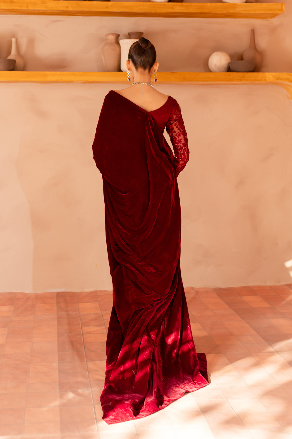 Vanya | Velvet Formals 24 | KV-55 XS Red Velvet