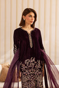 Vanya | Velvet Formals 24 | KV-52 XL Dark Plum Velvet