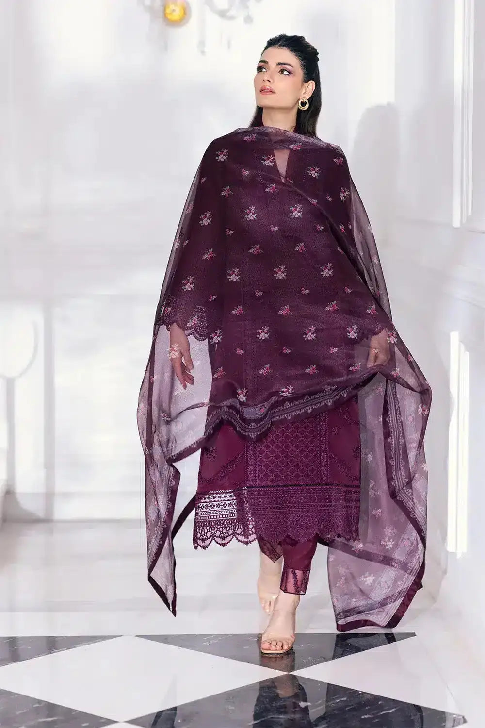 Azure | Embroidered Ensembles 23 | Vintage Rose - Pakistani Designer Dress - by Azure | Type: Formal - 100% Original at Saira Sultan