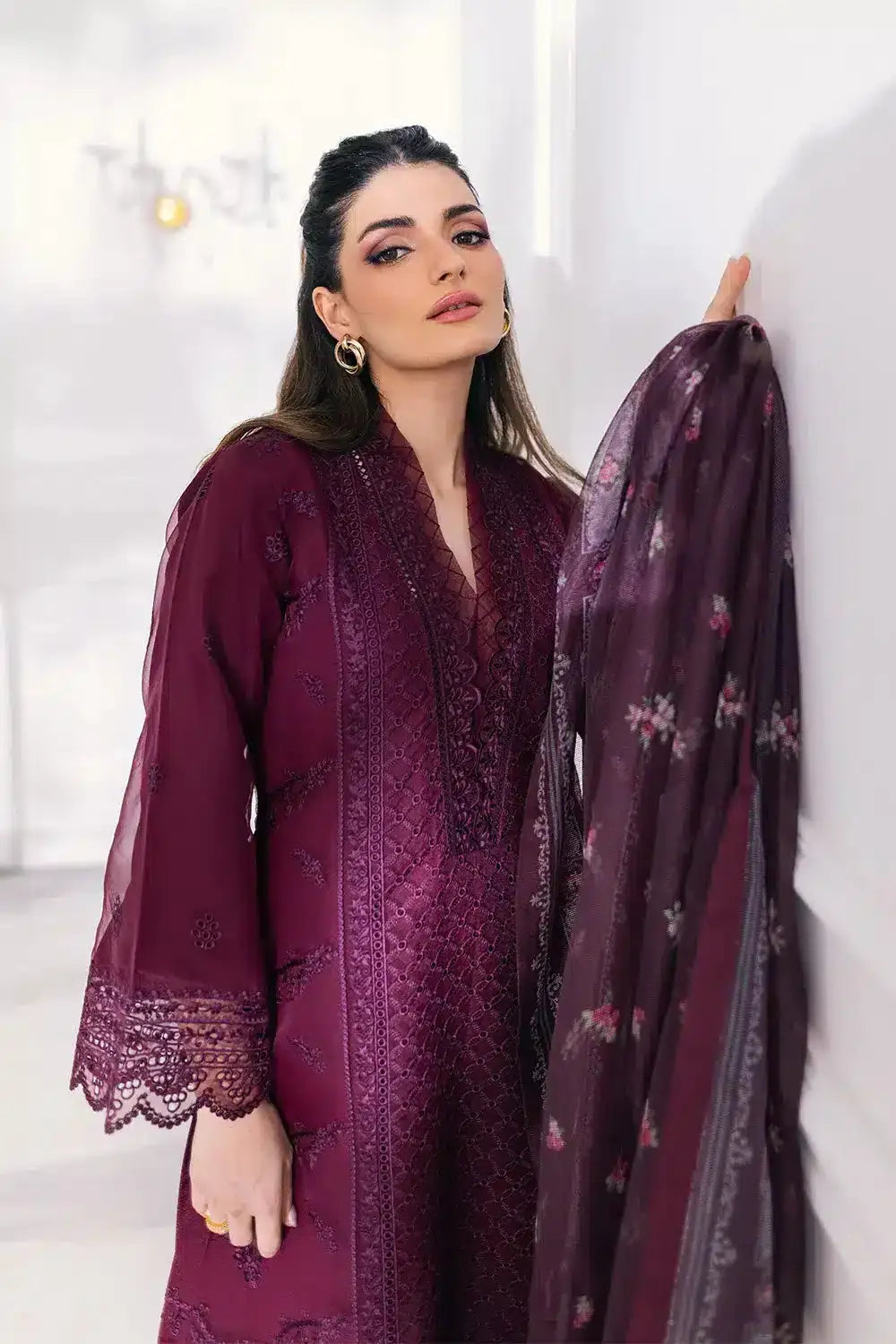 Azure | Embroidered Ensembles 23 | Vintage Rose - Pakistani Designer Dress - by Azure | Type: Formal - 100% Original at Saira Sultan