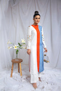 Hana | Viridity Ready to Wear | Marlin -VRT-012 S White Raw Silk