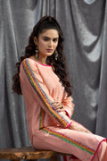 Hana | Viridity Ready to Wear | SALMON-VRT-001 M Peach Raw Silk