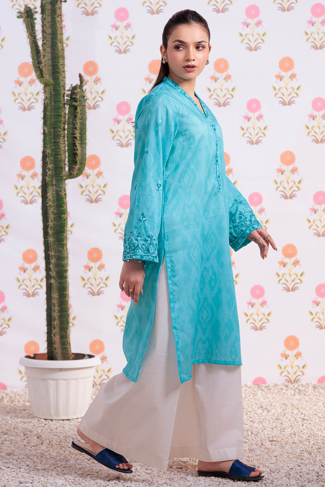 Zellbury | Summer Pret | Embroidered Kurta - 2875