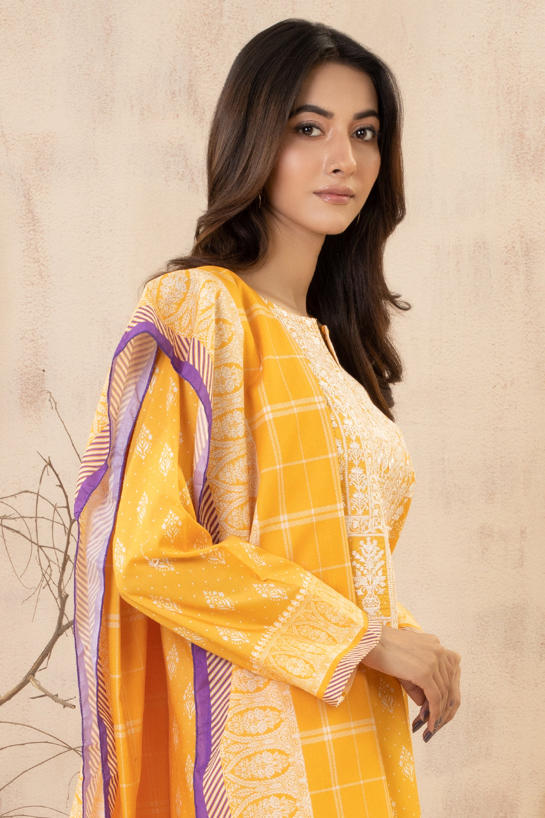 Zellbury | Summer Pret | Embroidered Kurta Dupatta - 2823
