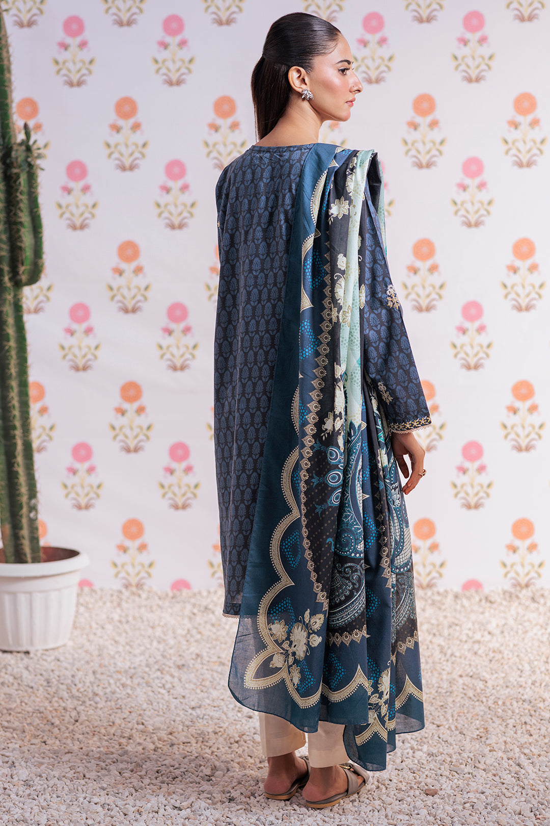 Zellbury | Summer Pret | Embroidered Kurta Dupatta - 2851