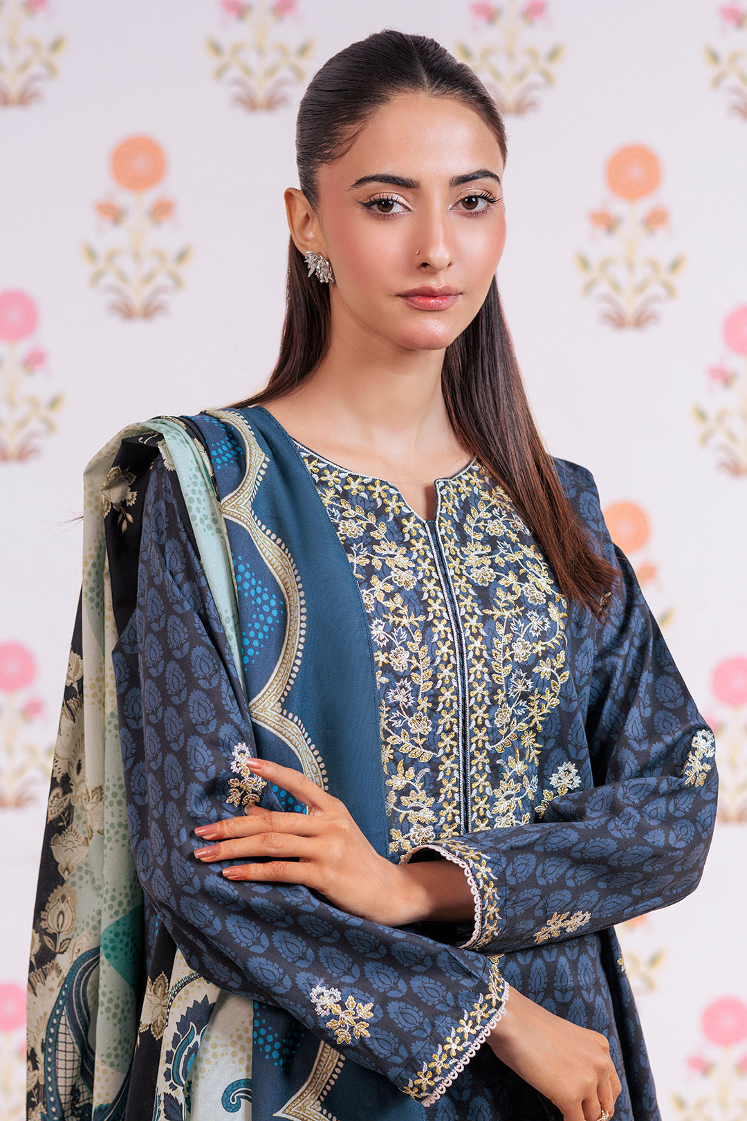 Zellbury | Summer Pret | Embroidered Kurta Dupatta - 2851