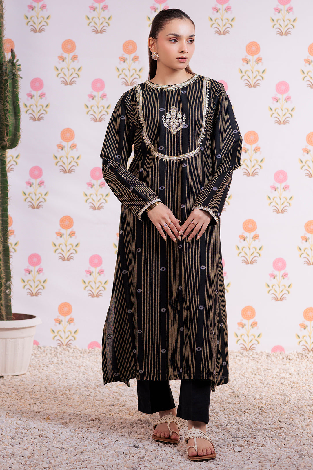 Zellbury | Summer Pret | Embroidered Kurta Trouser - 2855