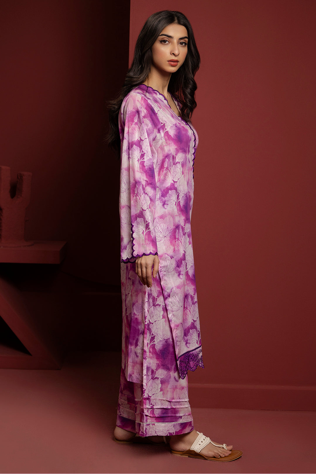 Zellbury | Summer Pret | Embroidered Kurta Trouser - 2900