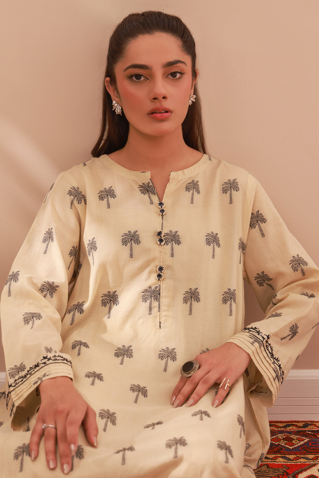 Zellbury | Summer Pret | Embroidered Kurta Trouser - 3321 XL
