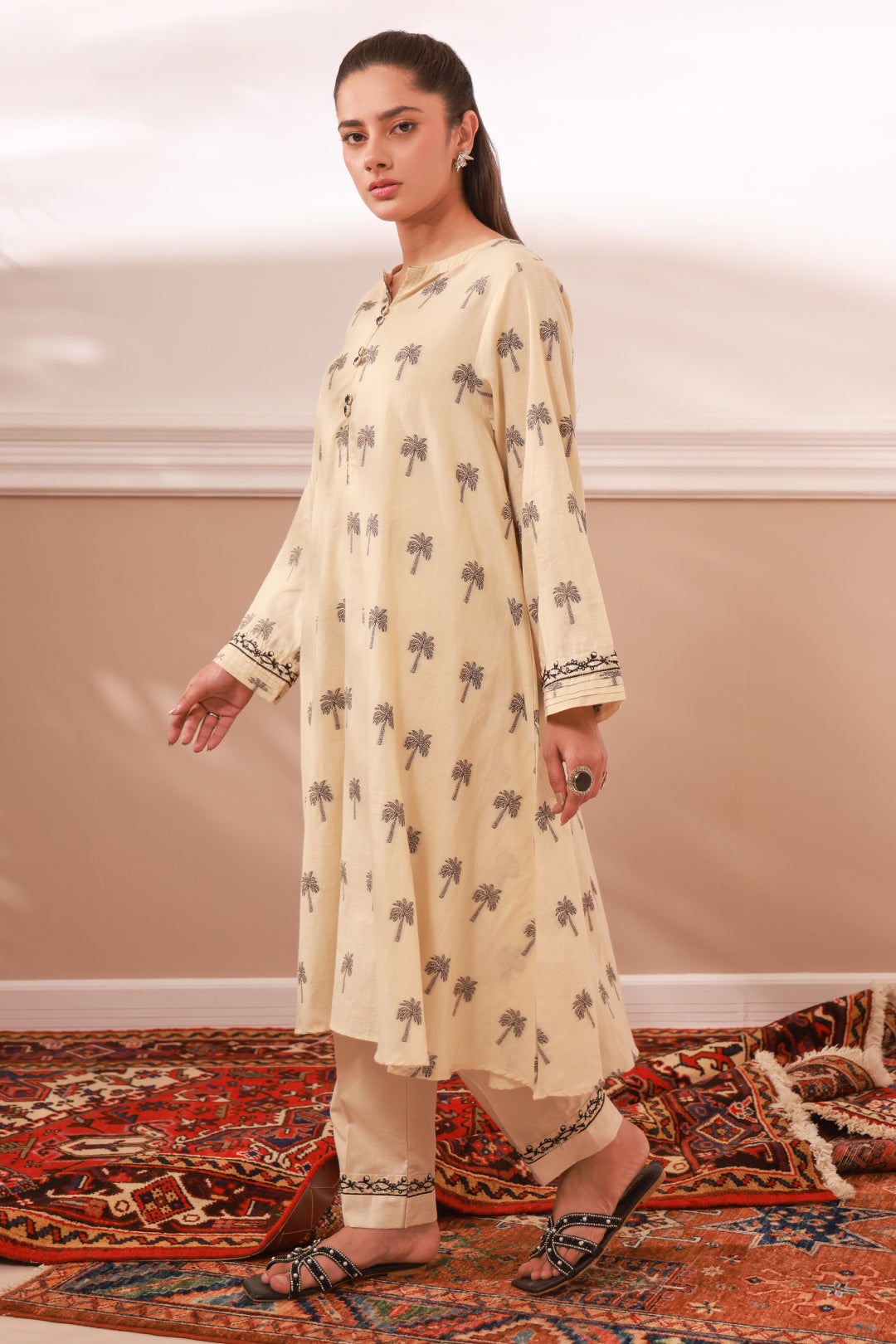 Zellbury | Summer Pret | Embroidered Kurta Trouser - 3321 XL