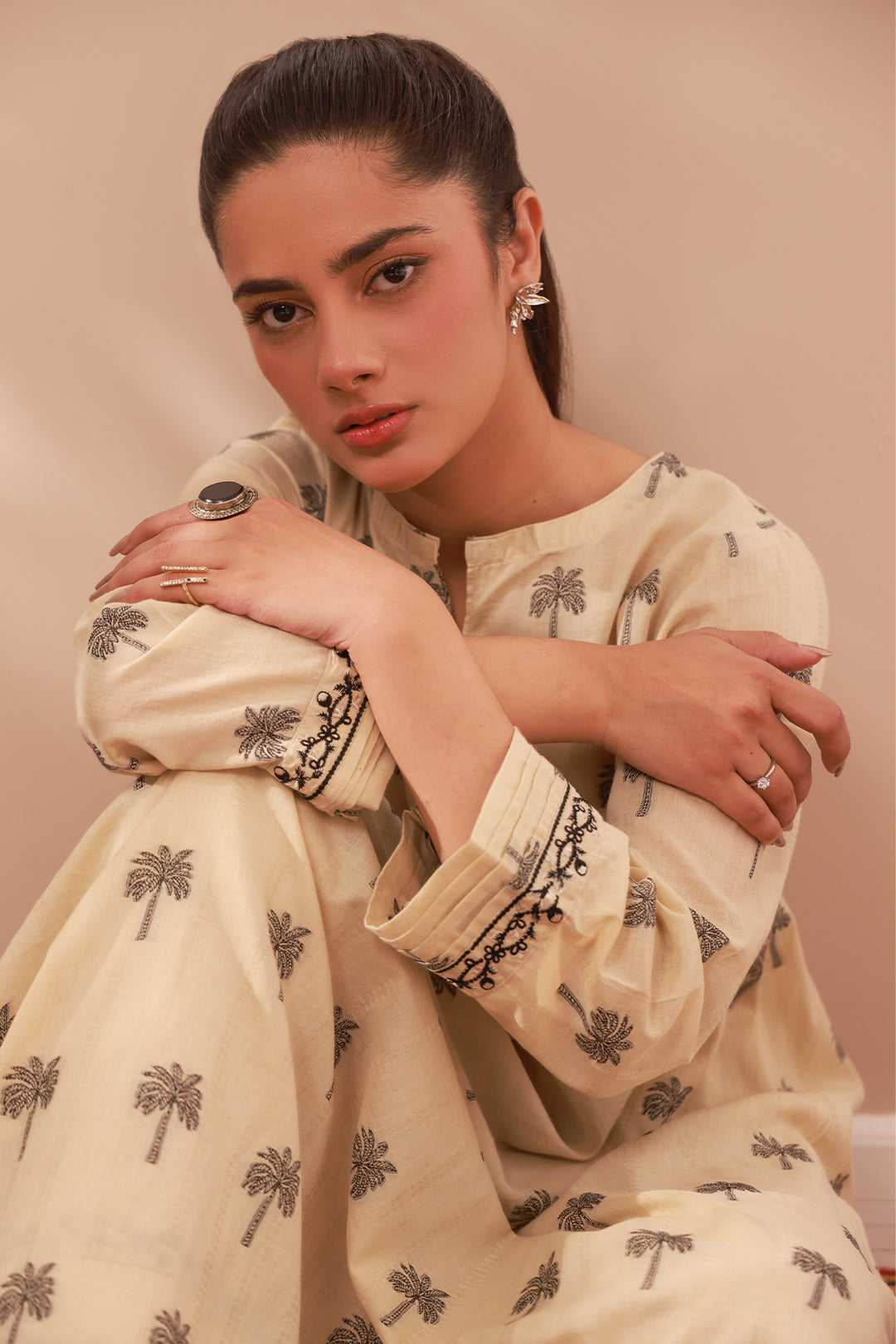 Zellbury | Summer Pret | Embroidered Kurta Trouser - 3321