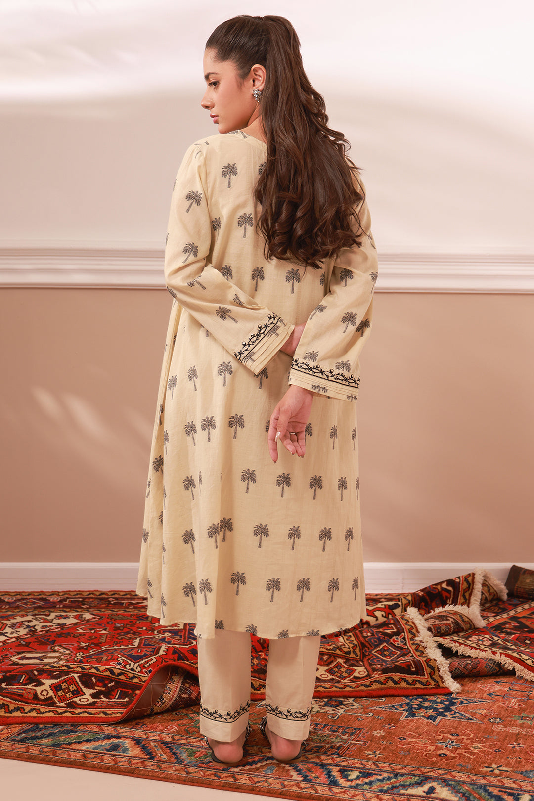 Zellbury | Summer Pret | Embroidered Kurta Trouser - 3321