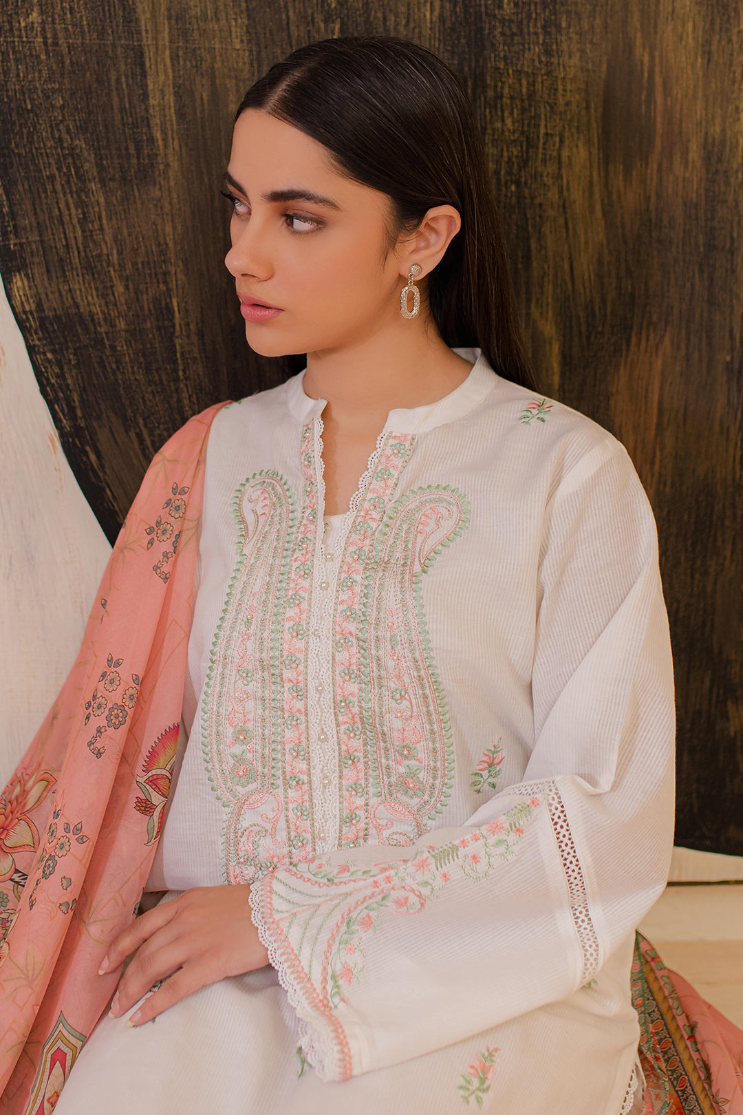 Zellbury | Summer Pret | Embroidered Kurta Dupatta - 3330 XL