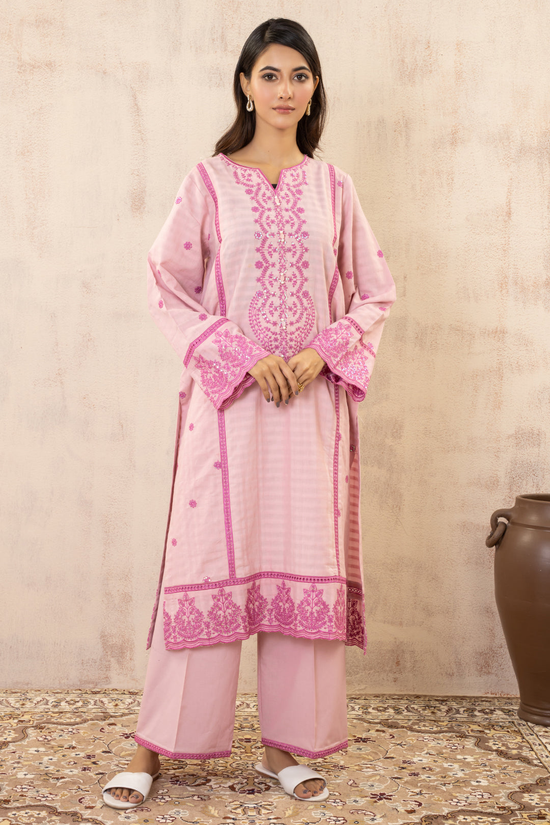 Zellbury | Summer Pret | Embroidered Kurta Trouser - 3331 XL