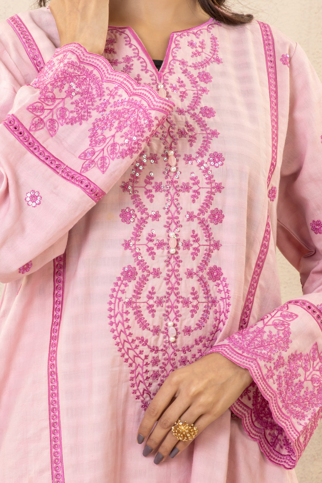 Zellbury | Summer Pret | Embroidered Kurta Trouser - 3331
