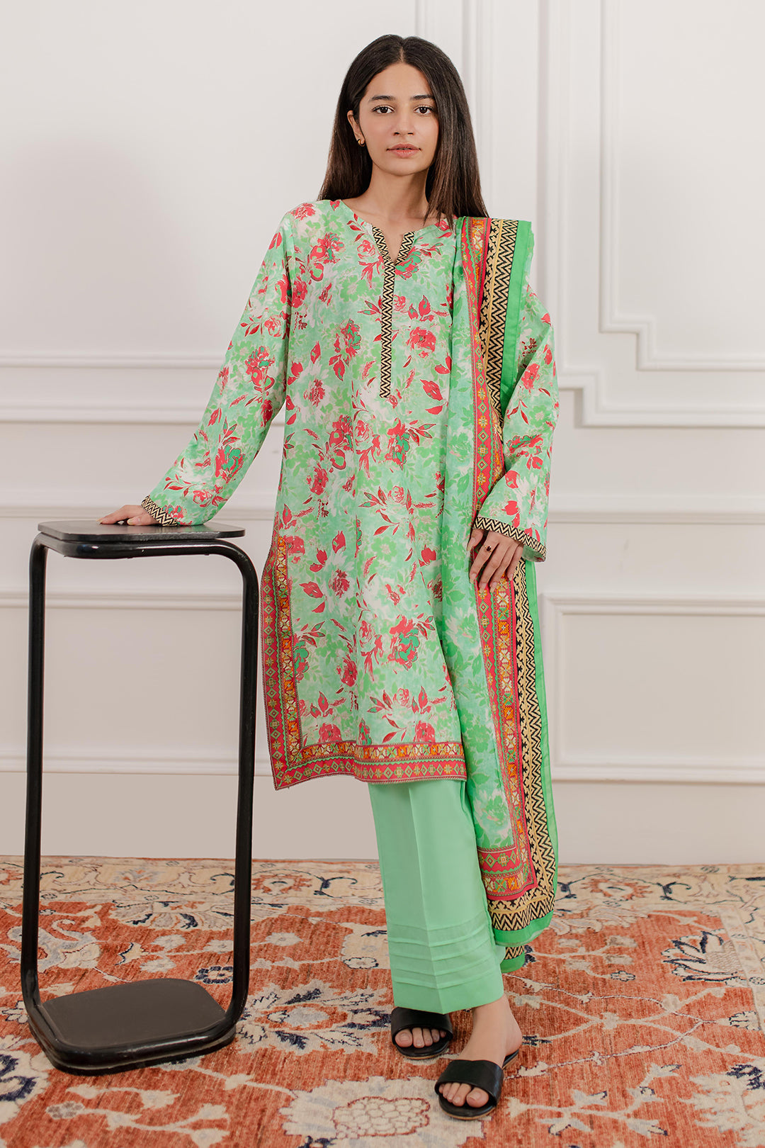 Zellbury | Summer Pret | Kurta Dupatta Trouser - 2829