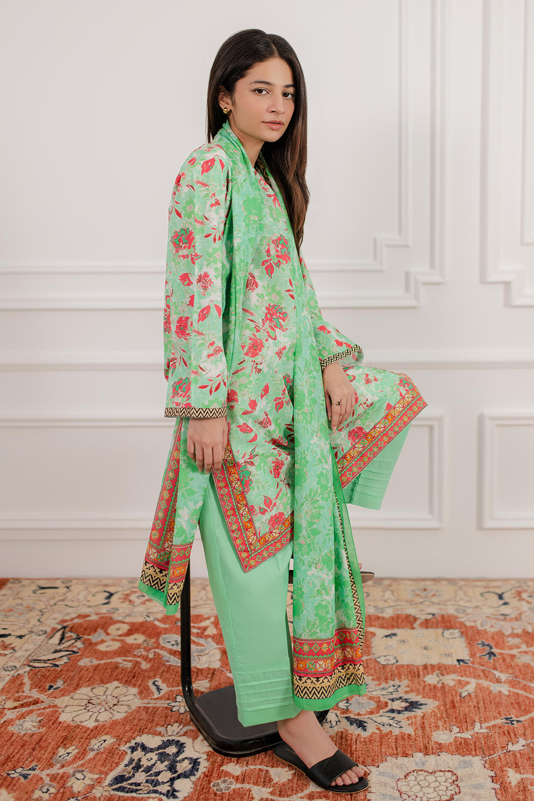 Zellbury | Summer Pret | Kurta Dupatta Trouser - 2829