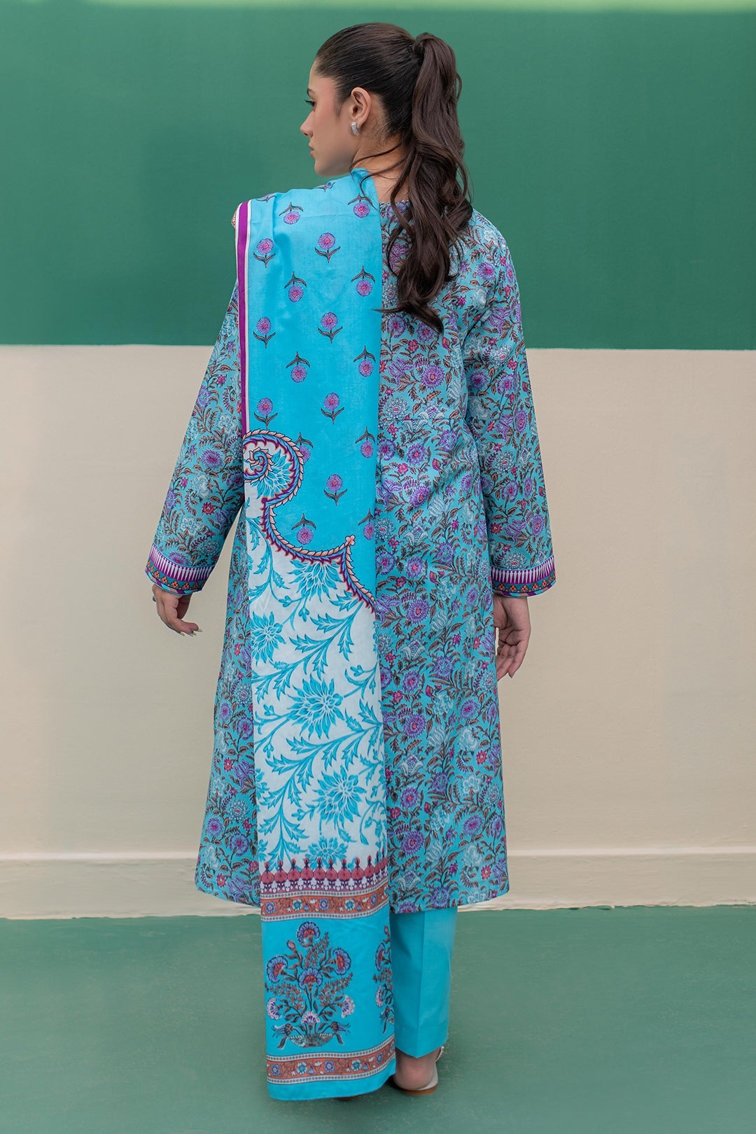 Zellbury | Summer Pret | Kurta Dupatta Trouser - 2856