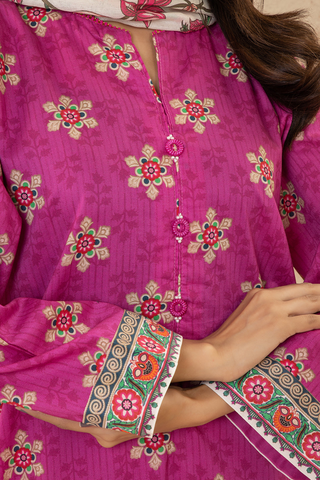 Zellbury | Summer Pret | Kurta Dupatta Trouser - 2858