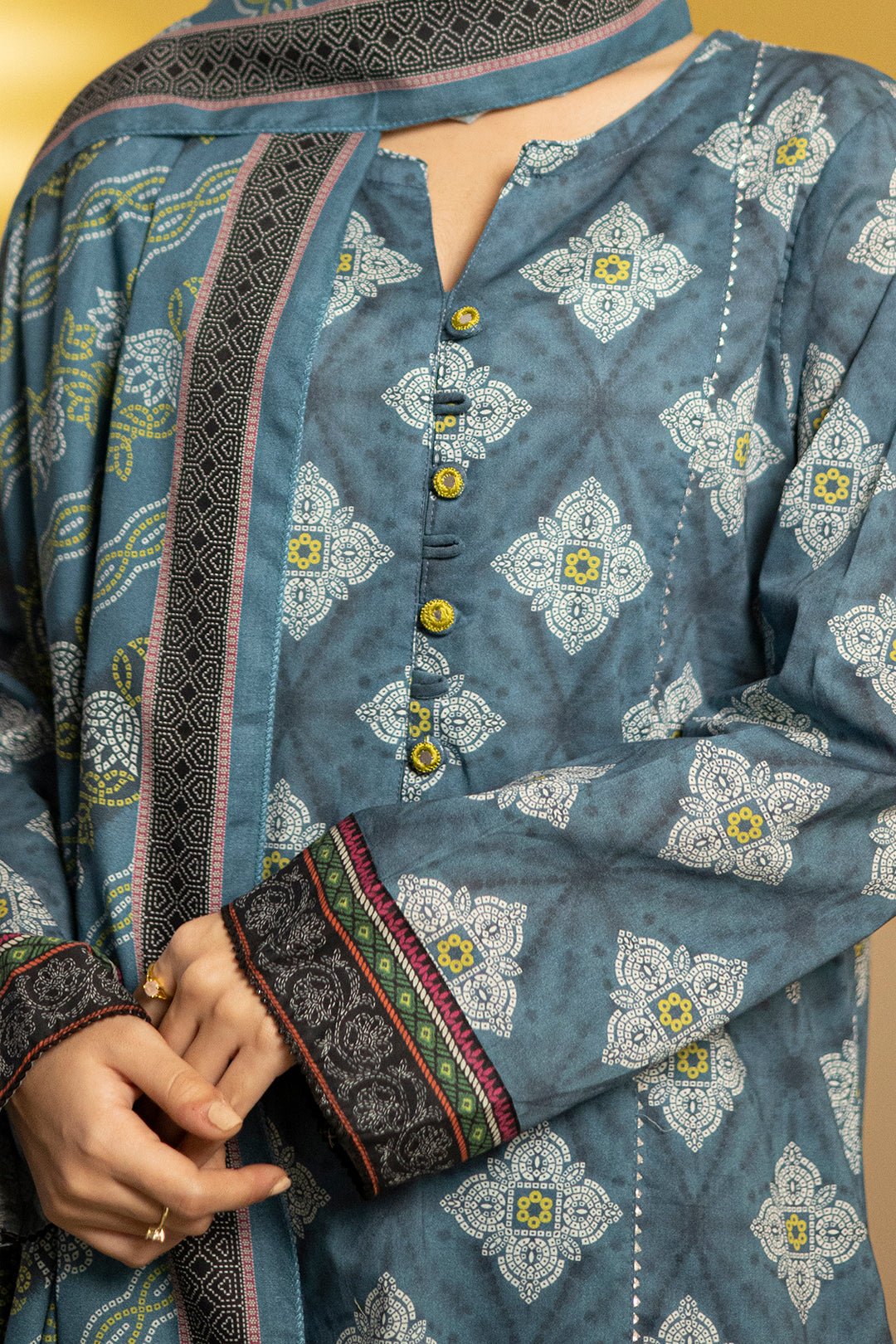 Zellbury | Summer Pret | Kurta Dupatta Trouser - 3244