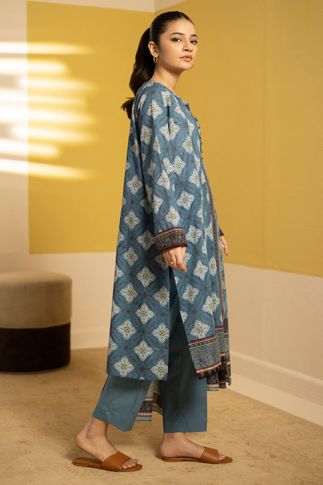 Zellbury | Summer Pret | Kurta Dupatta Trouser - 3244