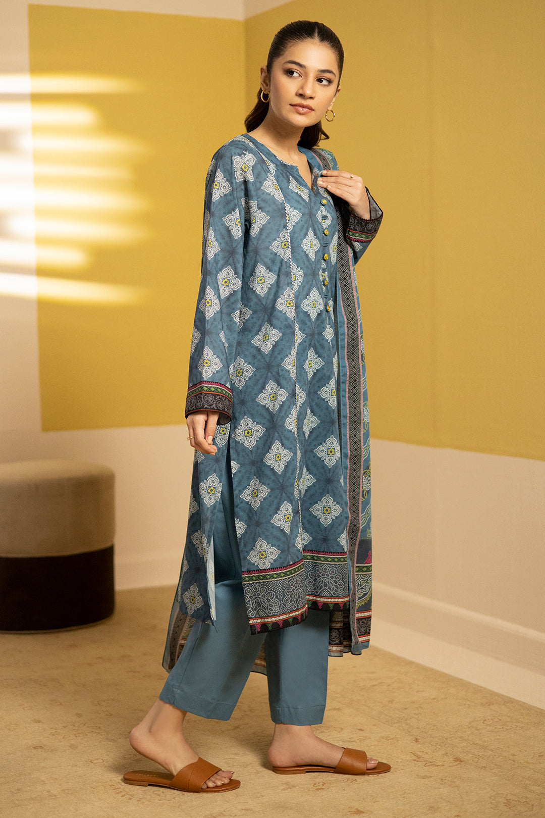 Zellbury | Summer Pret | Kurta Dupatta Trouser - 3244