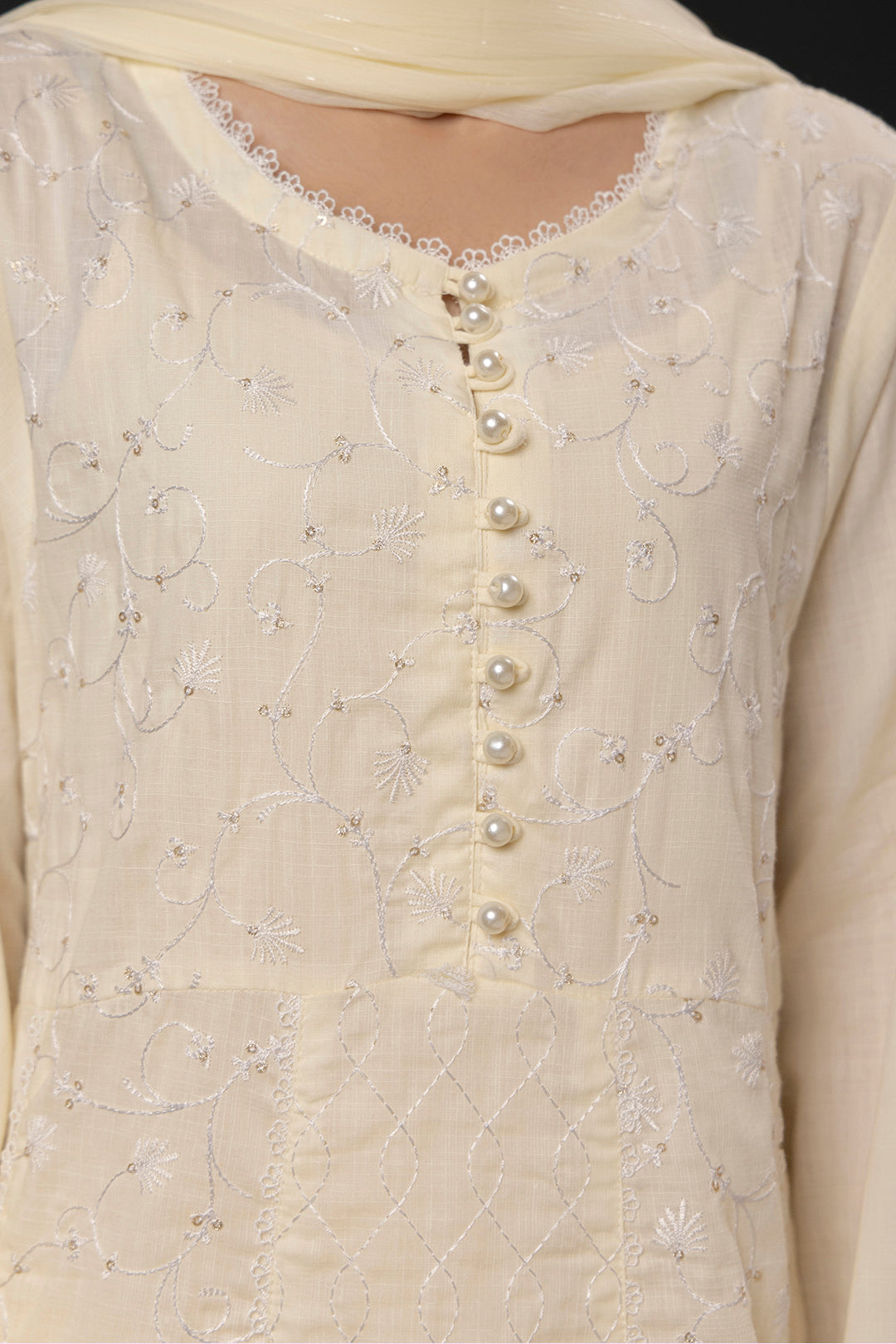 Zellbury | Summer Pret | Embroidered Kurta Dupatta Trouser - 3332