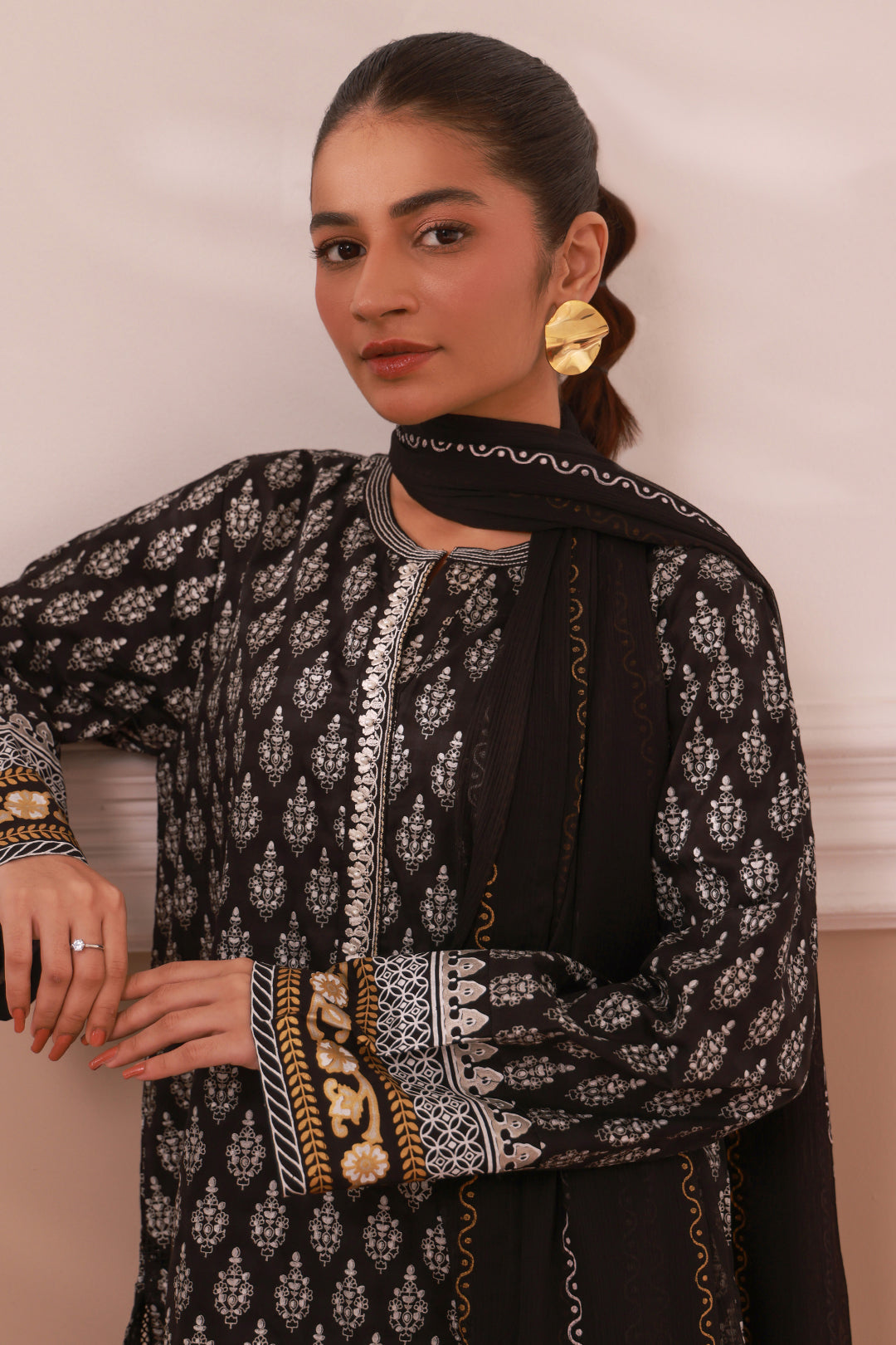 Zellbury | Summer Pret | Embroidered Kurta Dupatta - 0973 XL