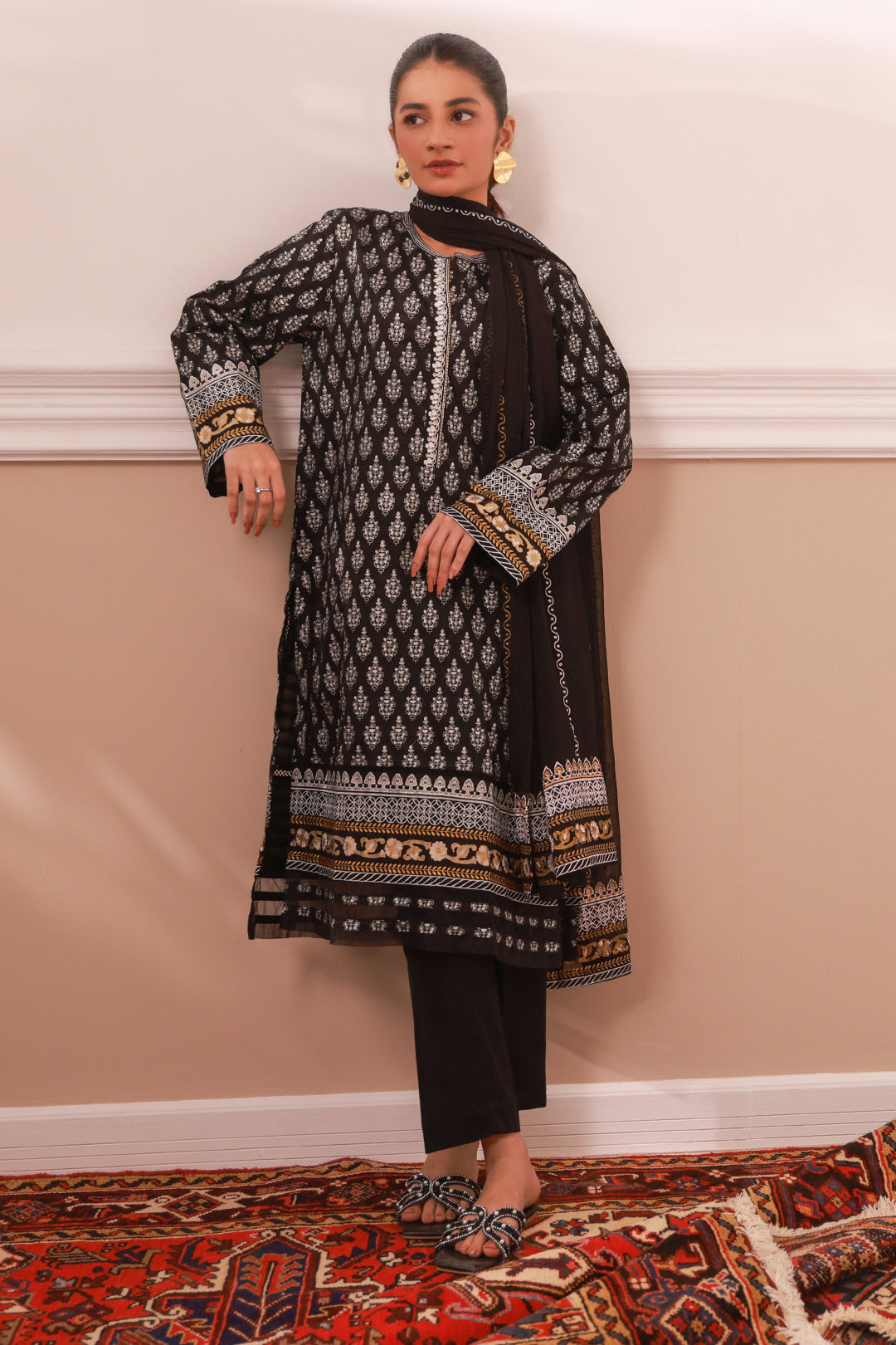 Zellbury | Summer Pret | Embroidered Kurta Dupatta - 0973 XL