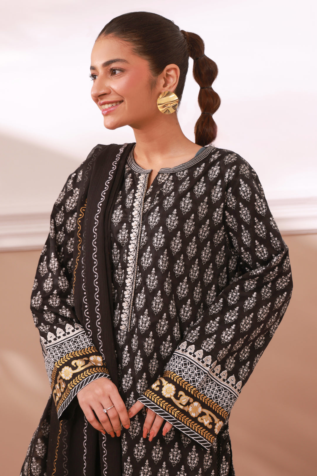 Zellbury | Summer Pret | Embroidered Kurta Dupatta - 0973