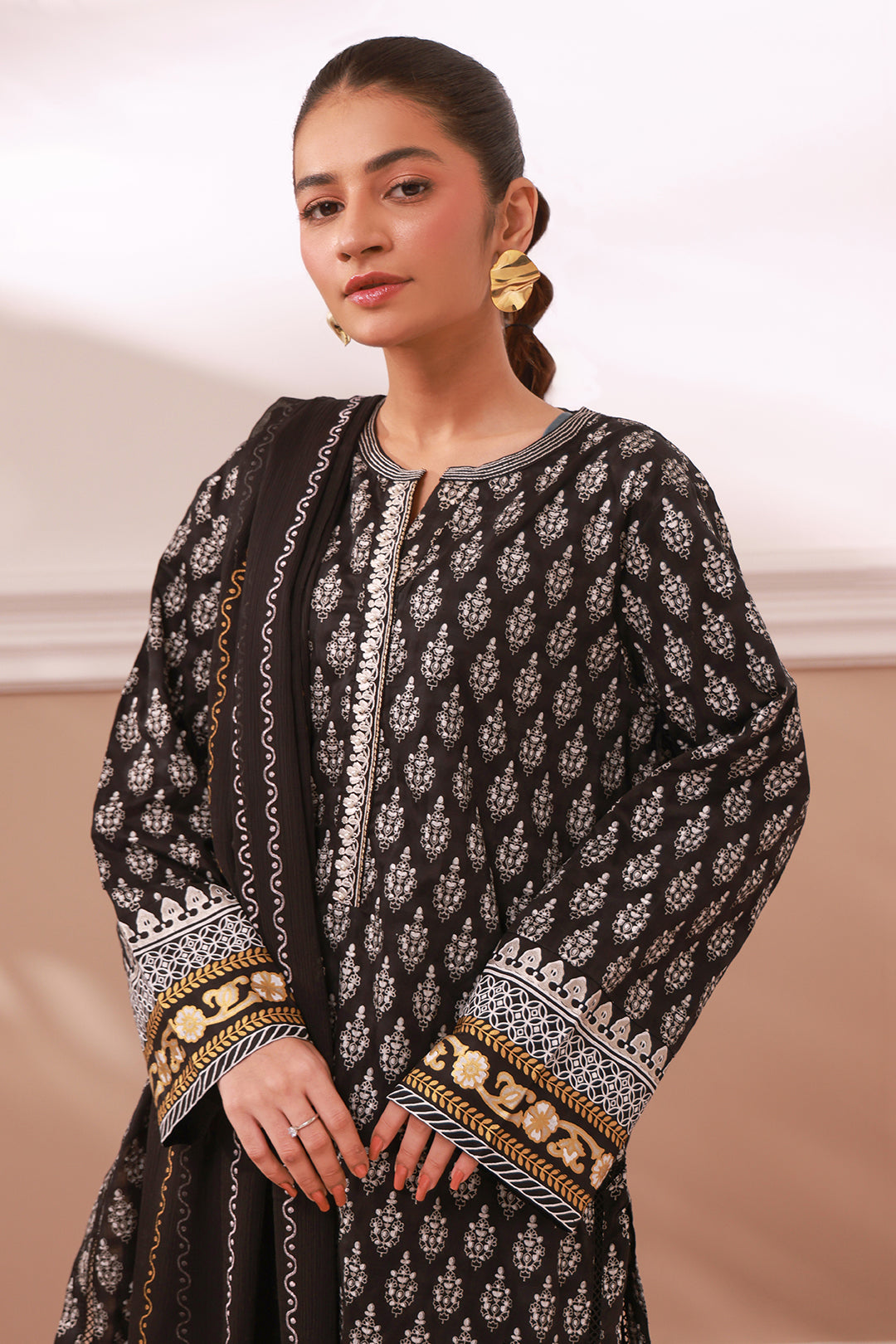 Zellbury | Summer Pret | Embroidered Kurta Dupatta - 0973