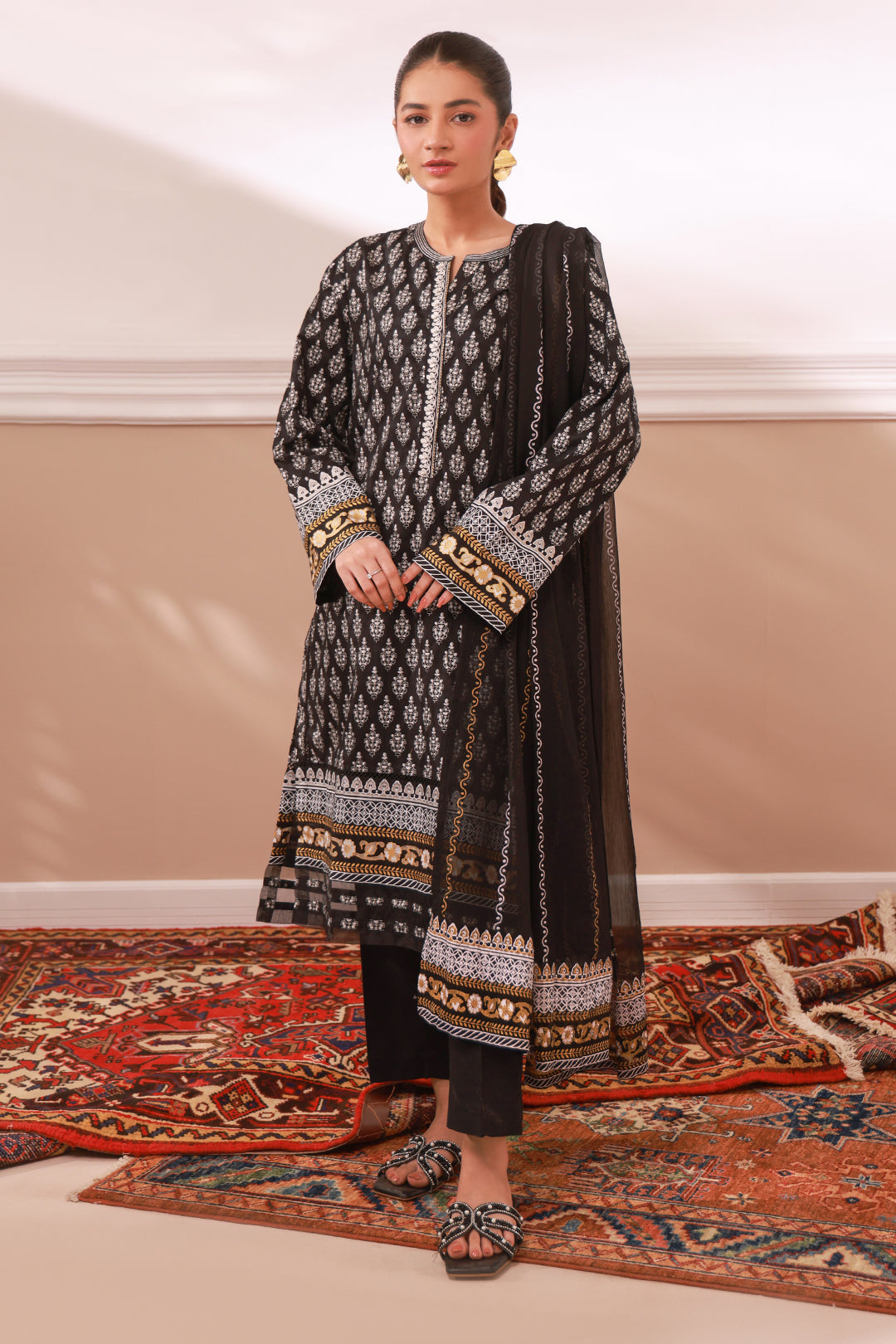 Zellbury | Summer Pret | Embroidered Kurta Dupatta - 0973