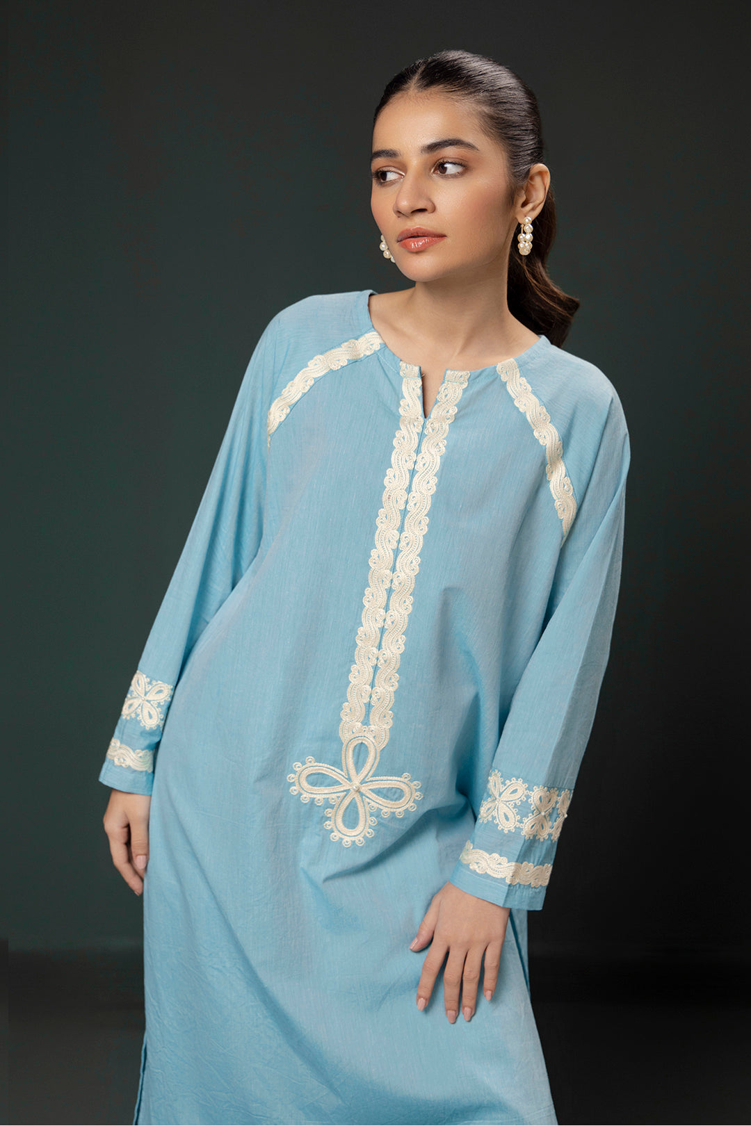 Zellbury | Summer Pret | Embroidered Kurta Trouser - 0977