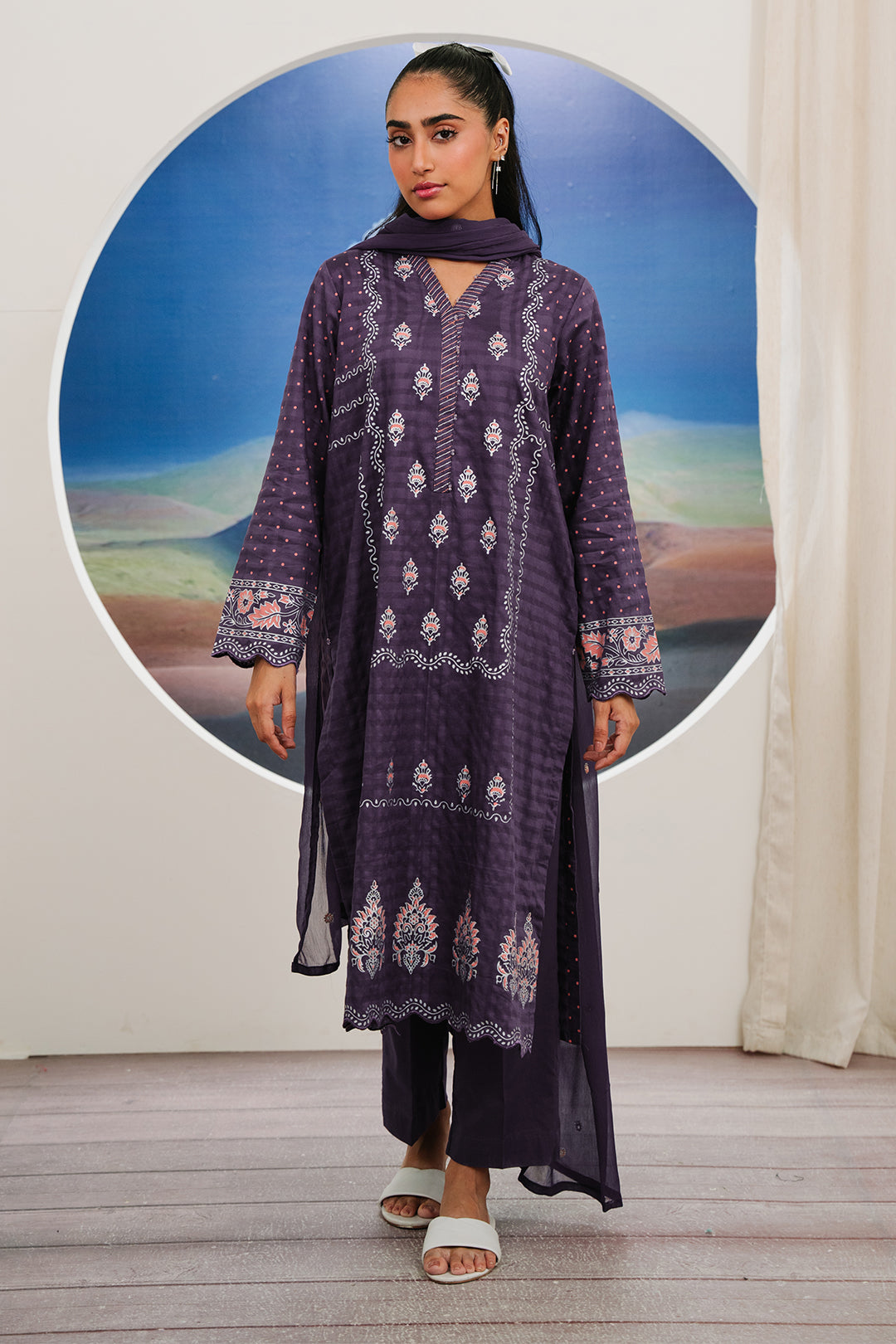 Zellbury | Summer Pret | Kurta Dupatta Trouser - 1102 XL