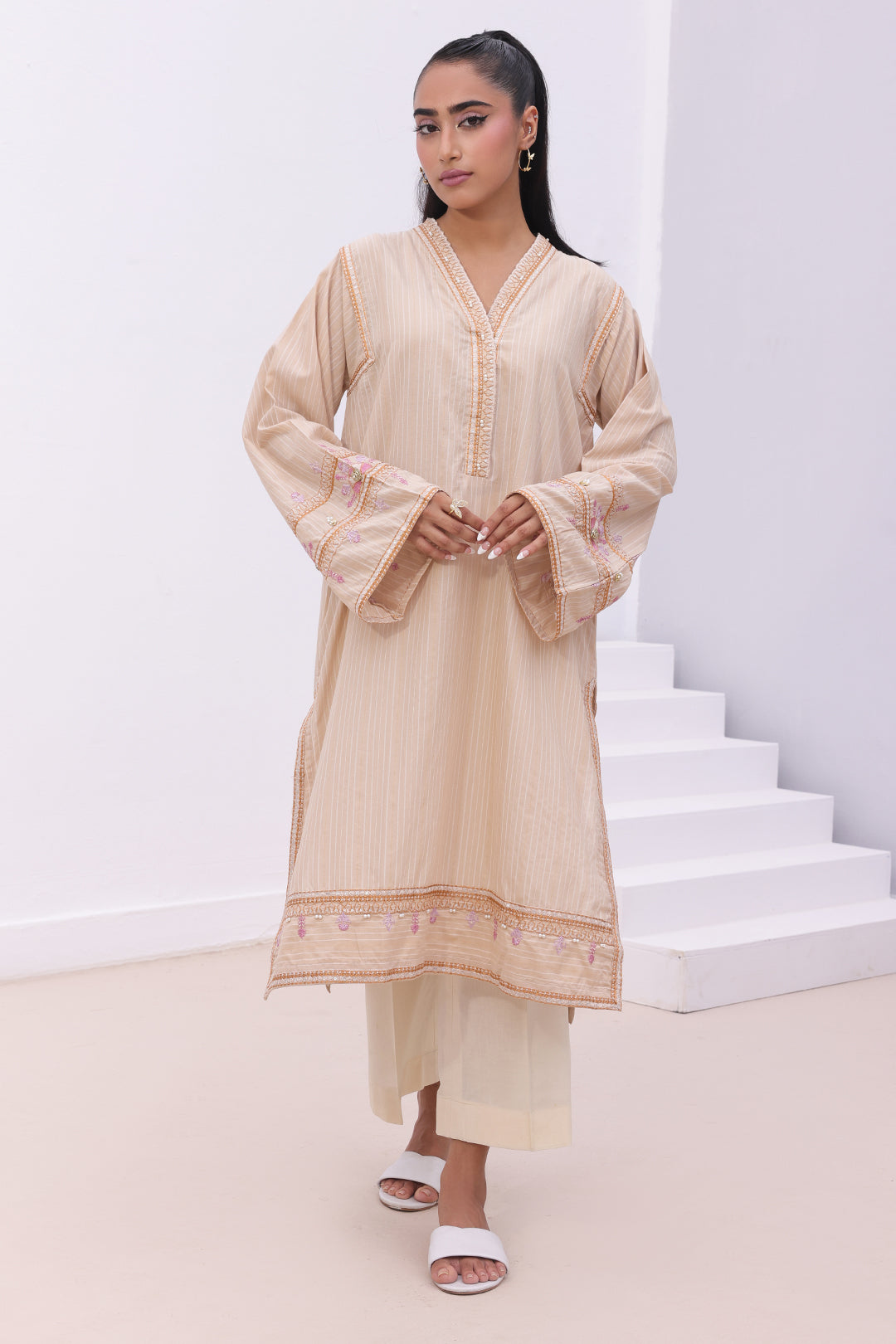 Zellbury | Summer Pret | Embroidered Kurta - 2012 XL