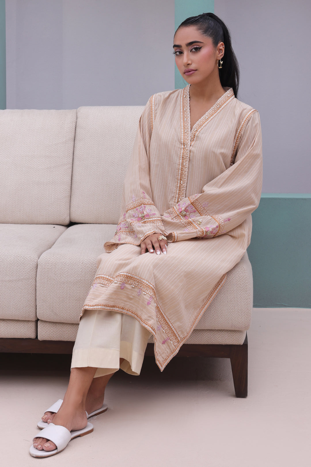 Zellbury | Summer Pret | Embroidered Kurta - 2012