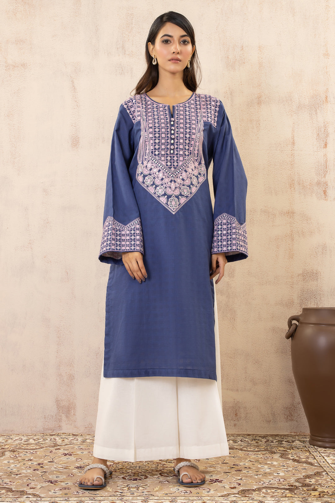 Zellbury | Summer Pret | Embroidered Kurta - 2014 XL