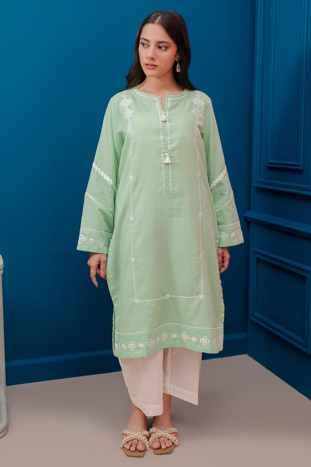 Zellbury | Summer Pret | Embroidered Kurta - 2049 XL