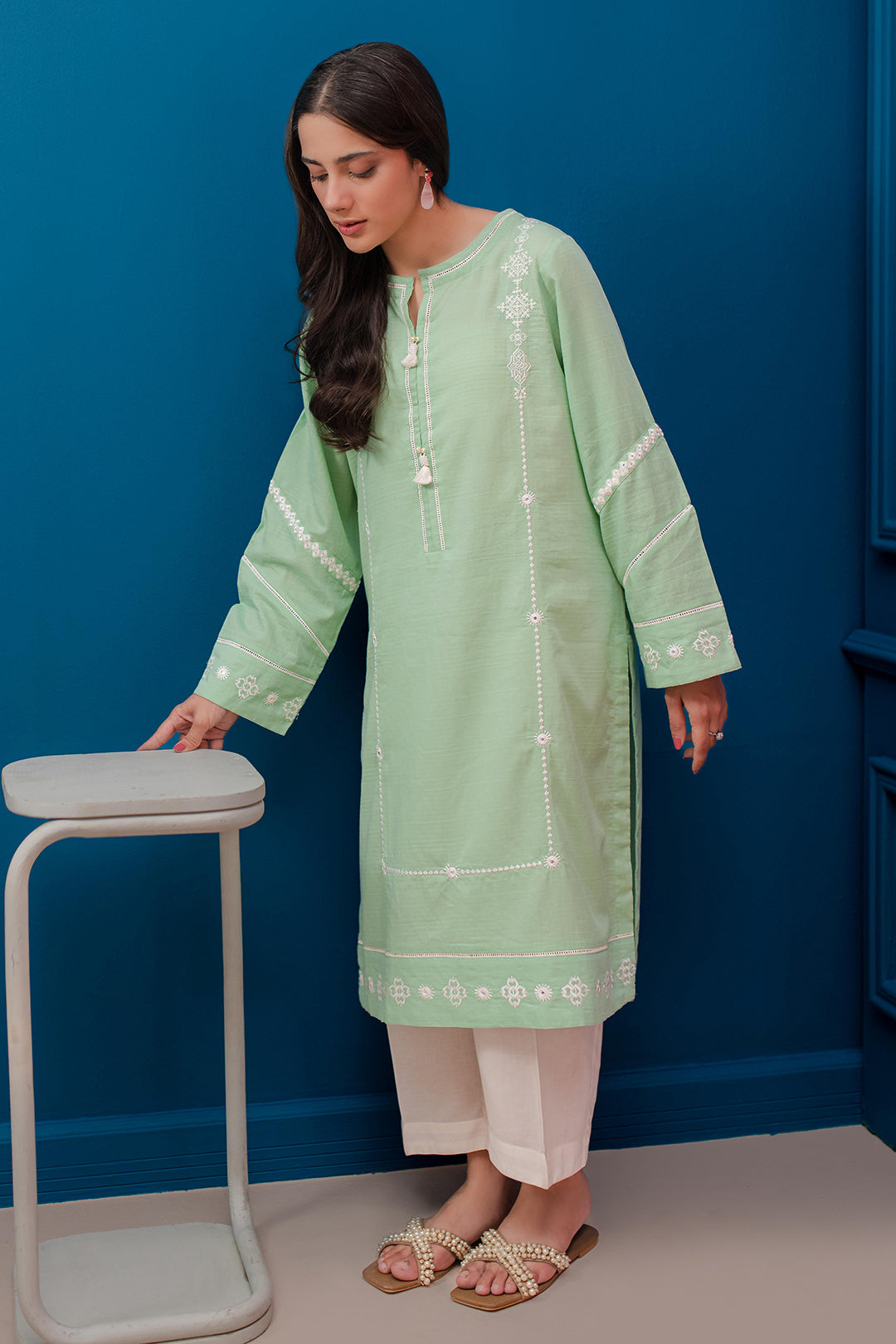 Zellbury | Summer Pret | Embroidered Kurta - 2049