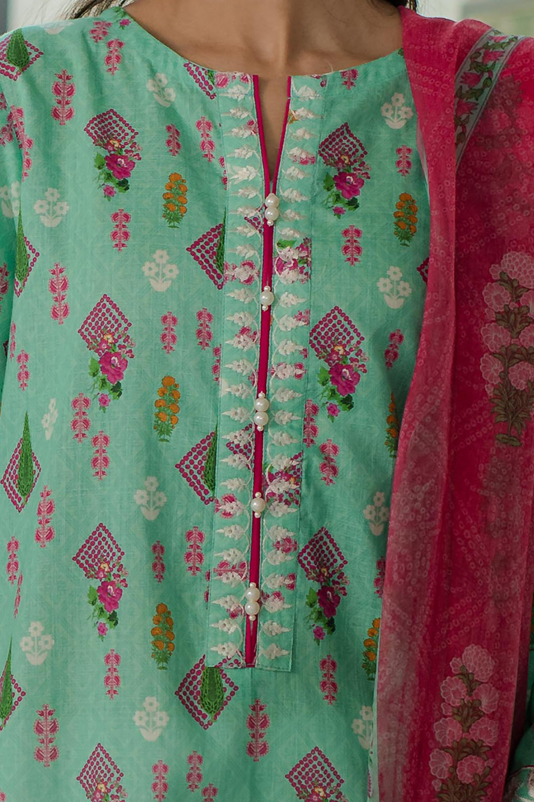 Zellbury | Summer Pret | Embroidered Kurta Dupatta - 1704