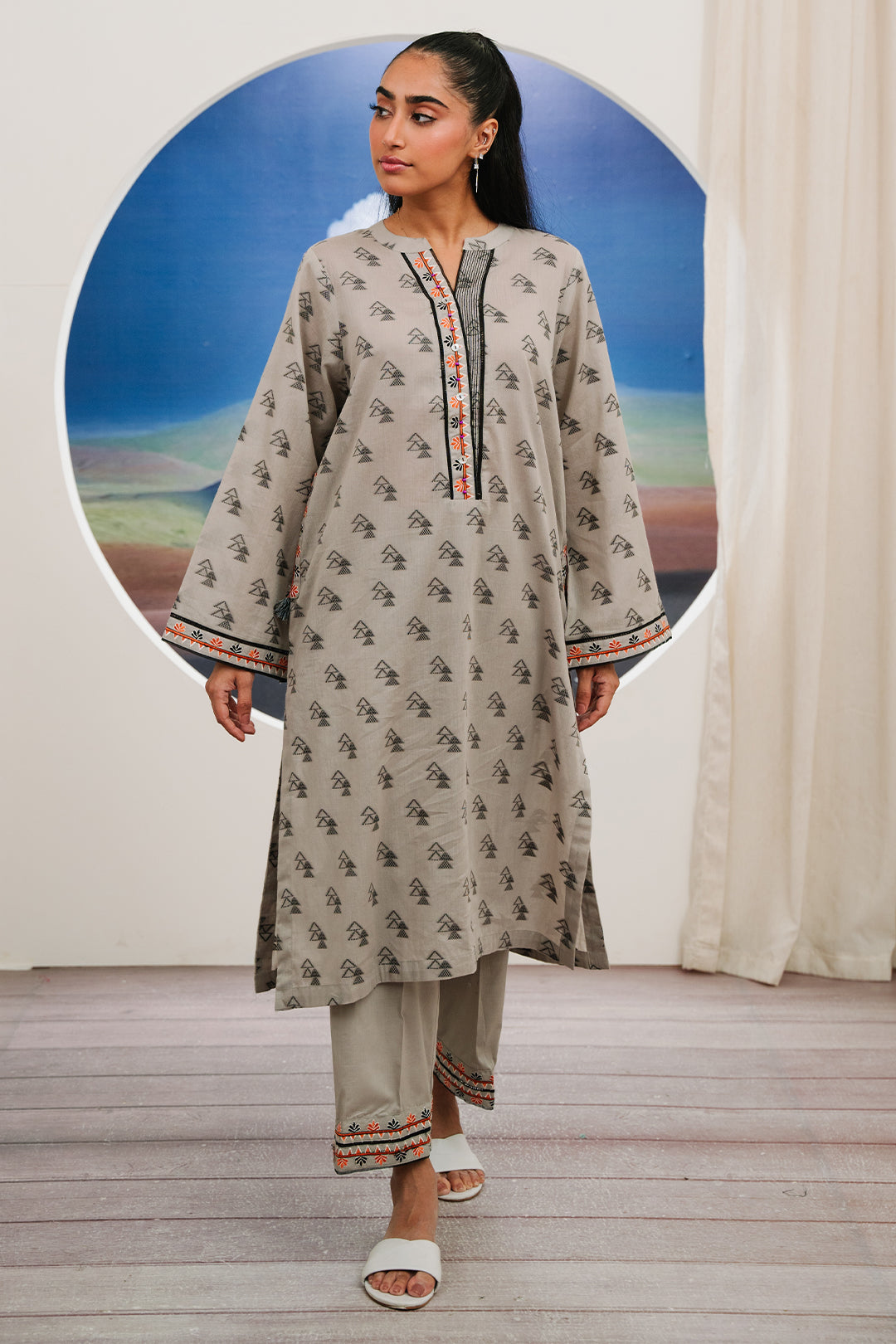 Zellbury | Summer Pret | Embroidered Kurta Trouser - 1769 XL