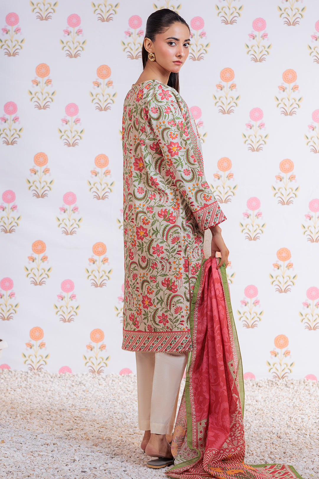 Zellbury | Summer Pret | Embroidered Kurta Dupatta - 1895