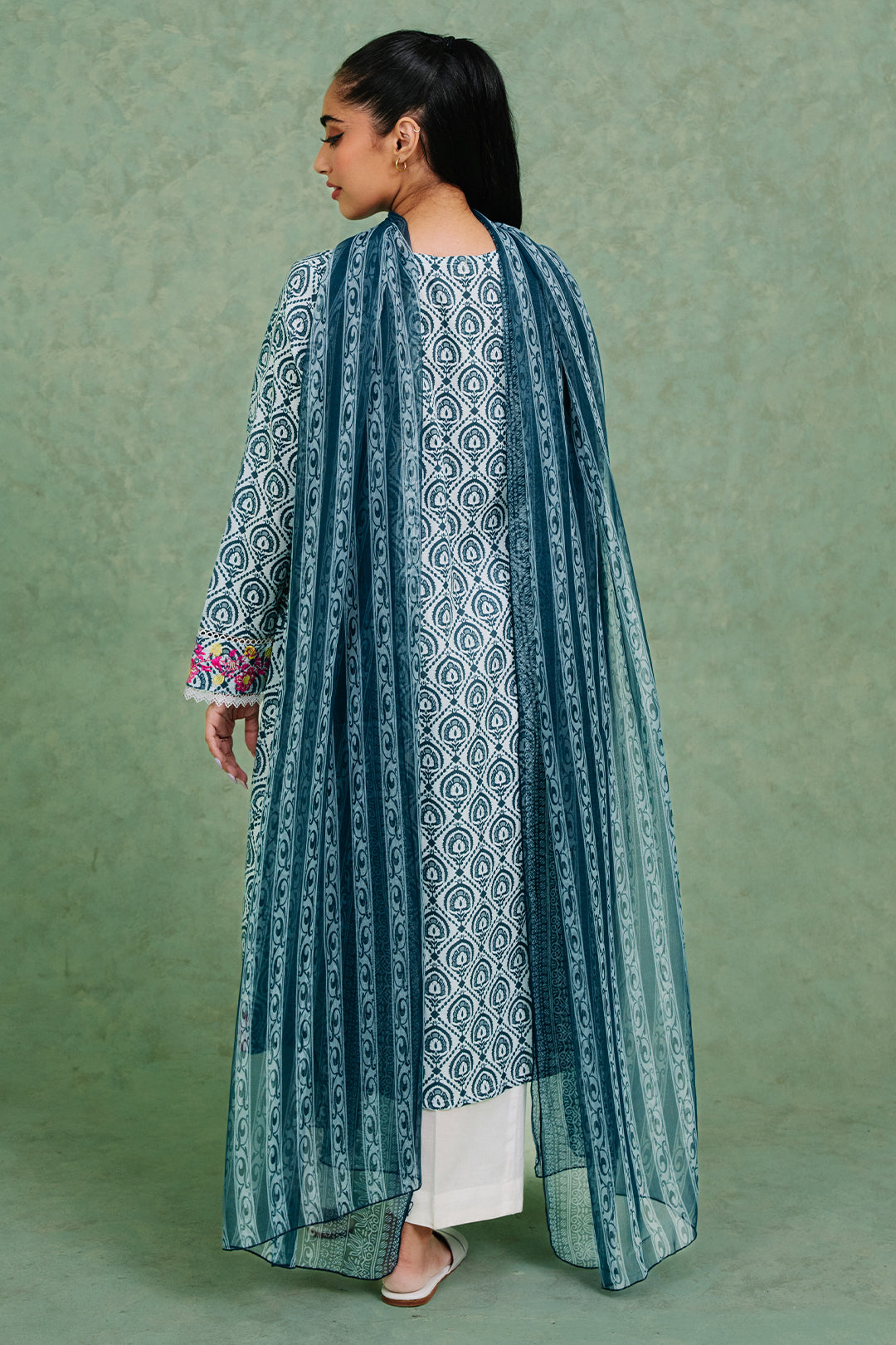 Zellbury | Summer Pret | Embroidered Kurta Dupatta - 1897