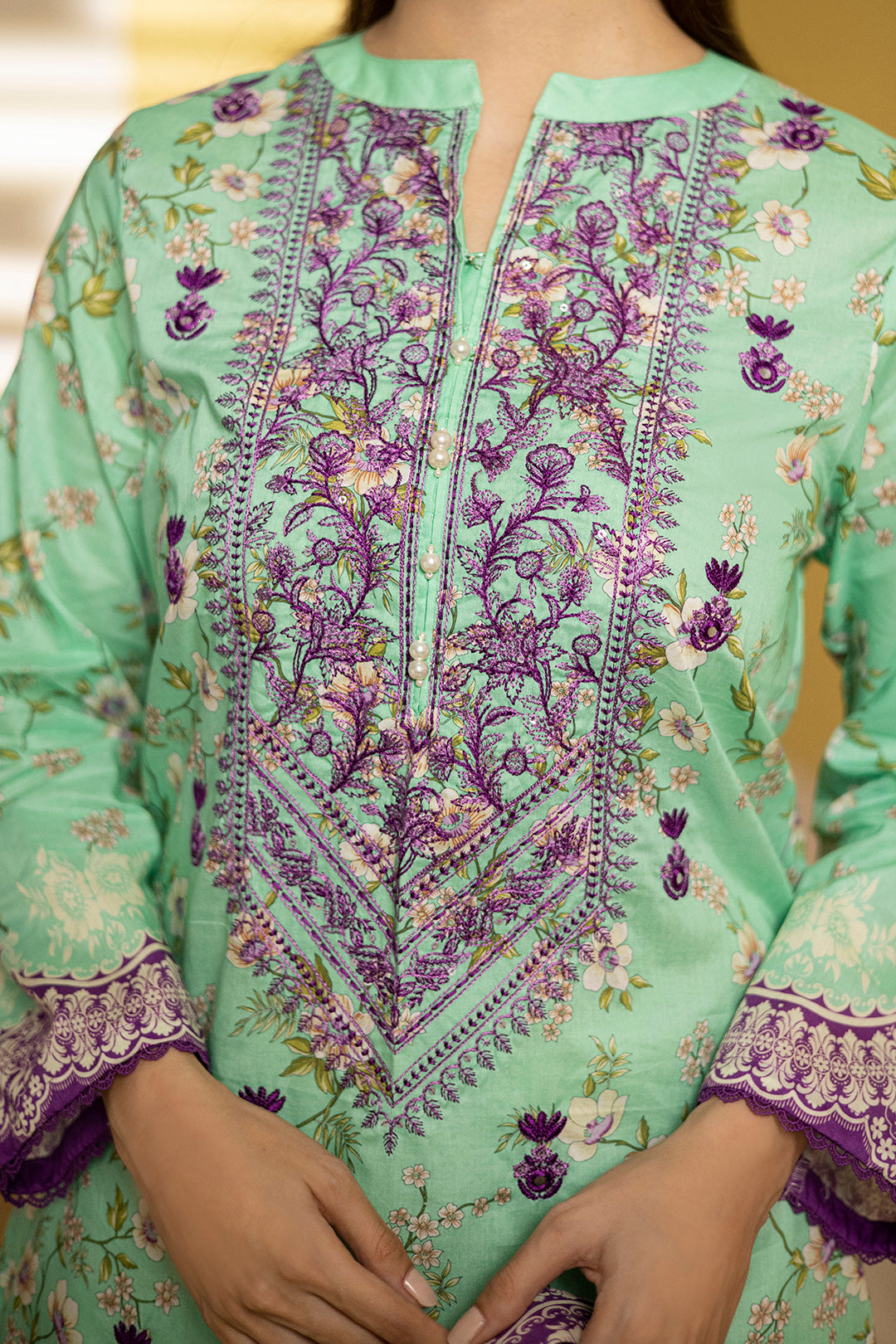 Zellbury | Summer Pret | Embroidered Kurta Dupatta - 1903