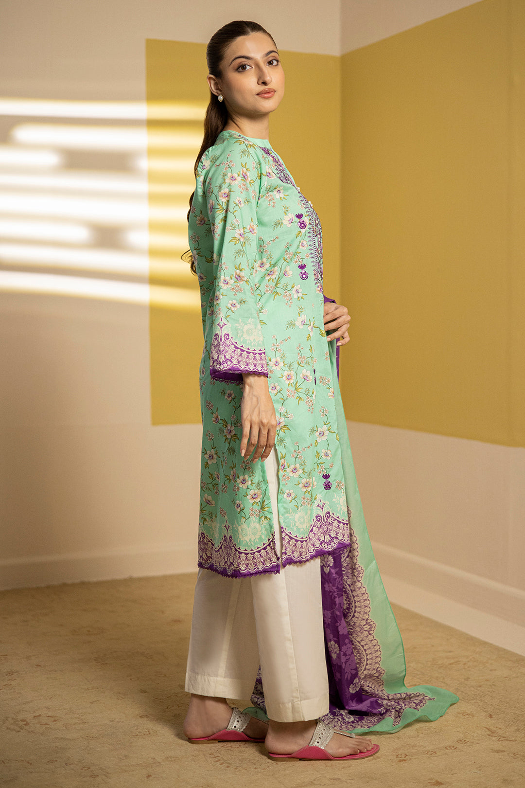 Zellbury | Summer Pret | Embroidered Kurta Dupatta - 1903