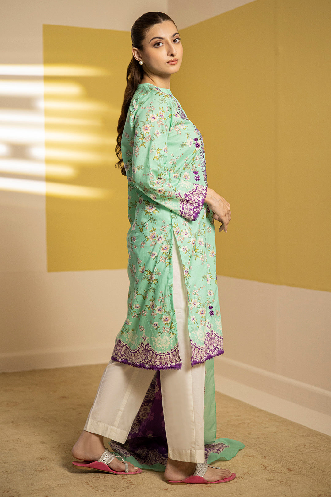 Zellbury | Summer Pret | Embroidered Kurta Dupatta - 1903