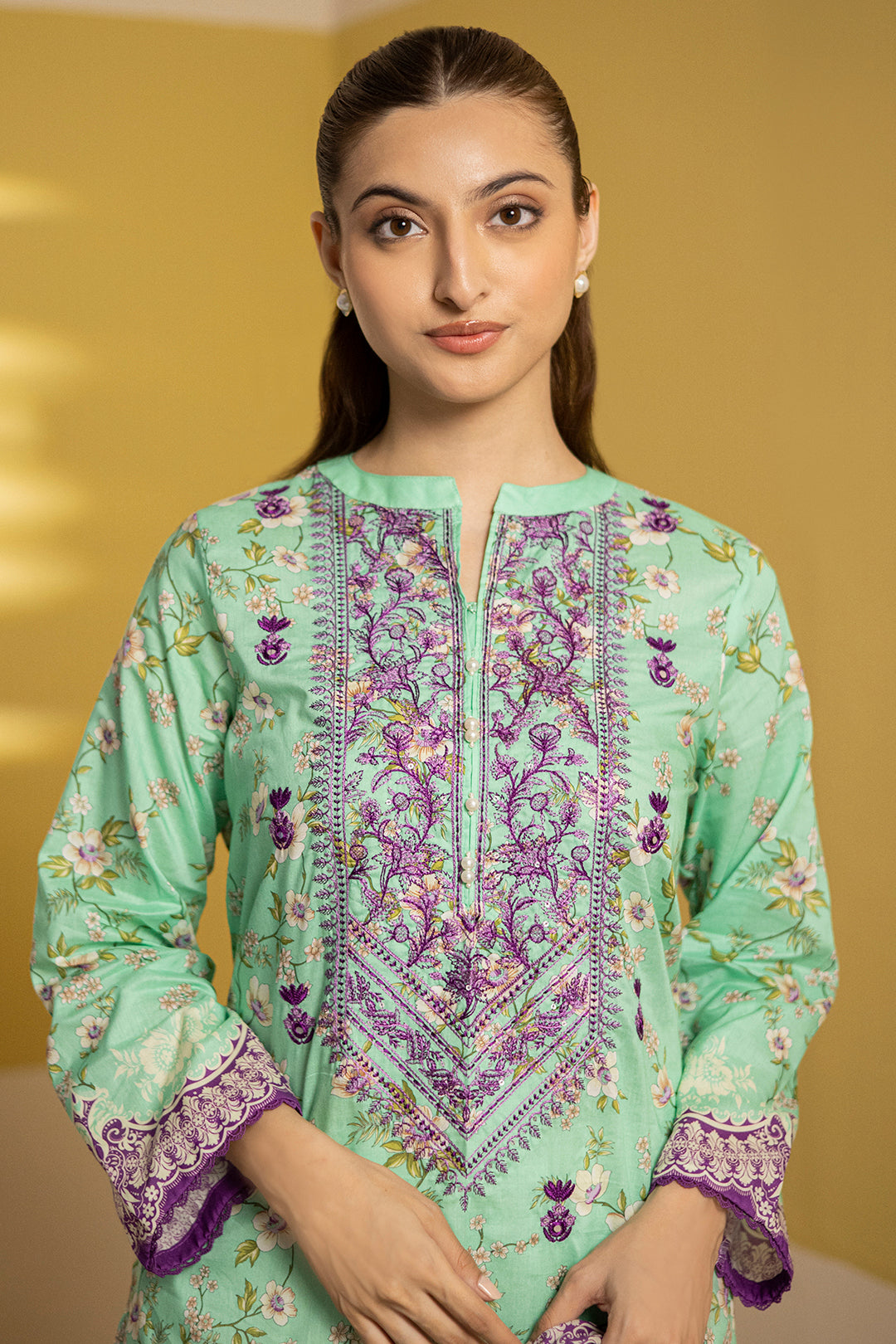 Zellbury | Summer Pret | Embroidered Kurta Dupatta - 1903